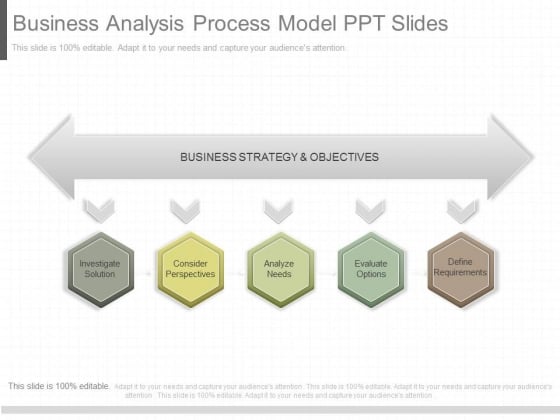 Business Analysis Process Model Ppt Slides