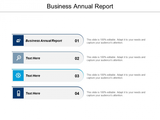 Business Annual Report Ppt PowerPoint Presentation Ideas Background Image Cpb