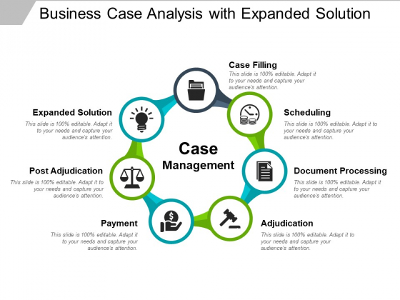 Business Case Analysis With Expanded Solution Ppt PowerPoint Presentation Gallery Sample PDF