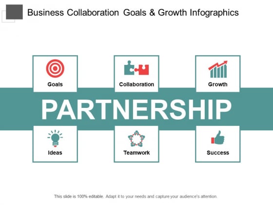 Business Collaboration Goals And Growth Infographics Ppt PowerPoint Presentation Layouts Elements