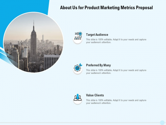 Business Commodity Market KPIS About Us For Product Marketing Metrics Proposal Template PDF Business Commodity Market KPIS About Us For Product Marketing Metrics Proposal Template PDF