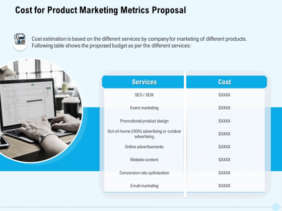 Business Commodity Market KPIS Cost For Product Marketing Metrics Proposal Graphics PDF Business Commodity Market KPIS Cost For Product Marketing Metrics Proposal Graphics PDF