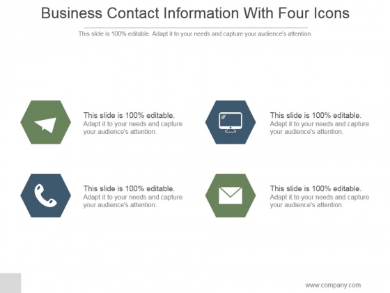 Business Contact Information With Four Icons Ppt PowerPoint Presentation Example 2015 Business Contact Information With Four Icons Ppt PowerPoint Presentation Example 2015