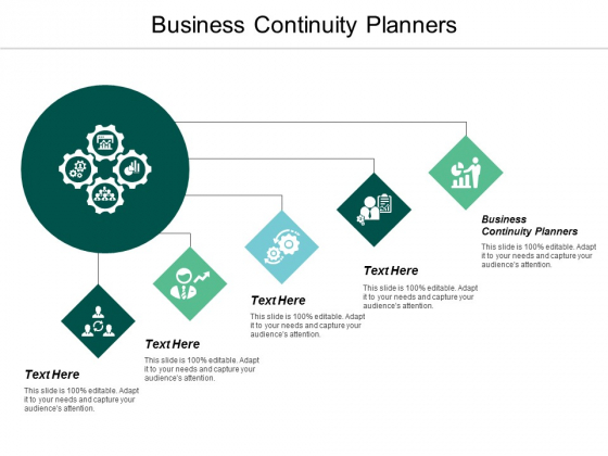 Business Continuity Planners Ppt Powerpoint Presentation Infographics Elements Cpb