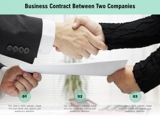 Business Contract Between Two Companies Ppt PowerPoint Presentation File Design Templates