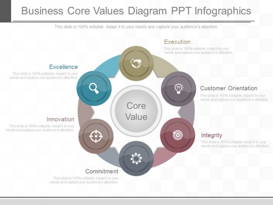 Business Core Values Diagram Ppt Infographics Business Core Values Diagram Ppt Infographics