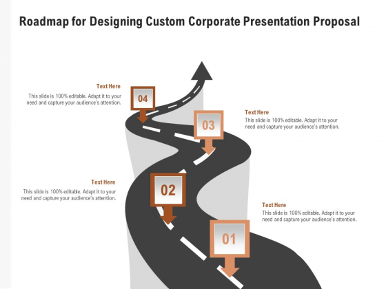 Business Customizable Roadmap For Designing Custom Corporate Presentation Proposal Themes PDF Business Customizable Roadmap For Designing Custom Corporate Presentation Proposal Themes PDF