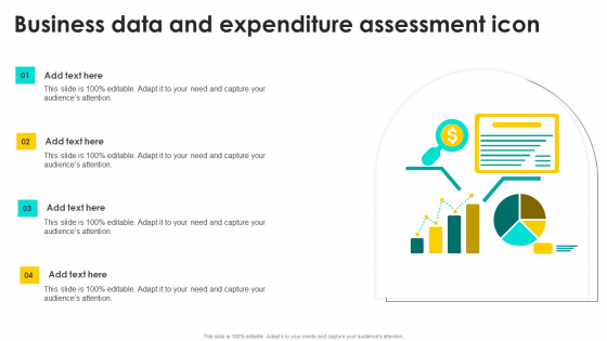 Business Data And Expenditure Assessment Icon Themes PDF