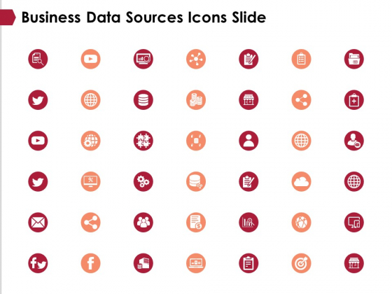 Business Data Sources Icons Slide Ppt PowerPoint Presentation Ideas Mockup