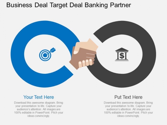 Business Deal Target Deal Banking Partner Powerpoint Template Business Deal Target Deal Banking Partner Powerpoint Template