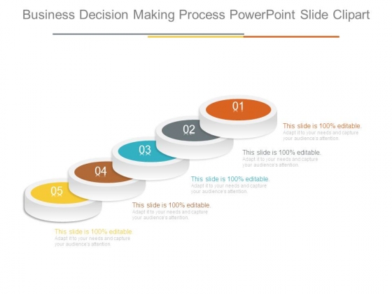 Business Decision Making Process Powerpoint Slide Clipart
