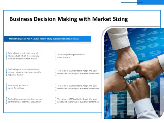 Business Decision Making With Market Sizing Ppt PowerPoint Presentation Infographics Layout PDF Business Decision Making With Market Sizing Ppt PowerPoint Presentation Infographics Layout PDF