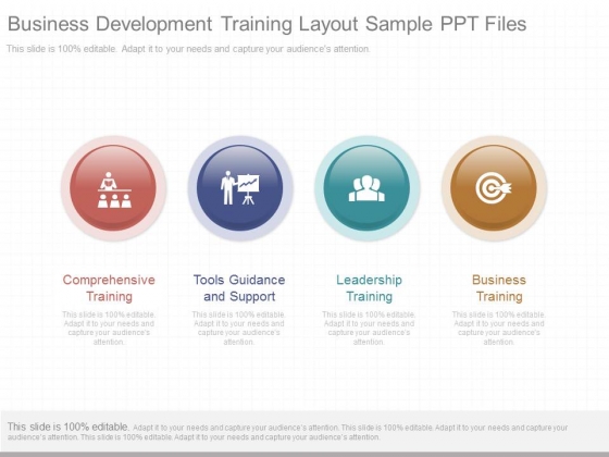 Business Development Training Layout Sample Ppt Files