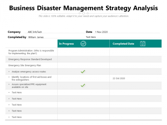 Business Disaster Management Strategy Analysis Ppt PowerPoint Presentation Gallery Graphics Tutorials PDF Business Disaster Management Strategy Analysis Ppt PowerPoint Presentation Gallery Graphics Tutorials PDF