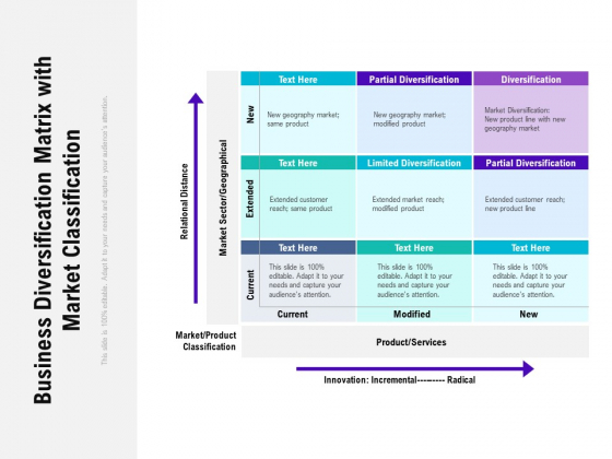 Business Diversification Matrix With Market Classification Ppt PowerPoint Presentation Infographics Ideas Business Diversification Matrix With Market Classification Ppt PowerPoint Presentation Infographics Ideas