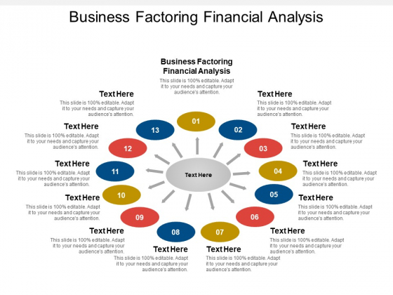 Business Factoring Financial Analysis Ppt PowerPoint Presentation Summary Skills Cpb Pdf