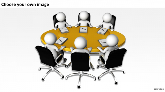 Business Flow Chart 3d Men Businessmen Sitting Around Table PowerPoint Slides Business Flow Chart 3d Men Businessmen Sitting Around Table PowerPoint Slides