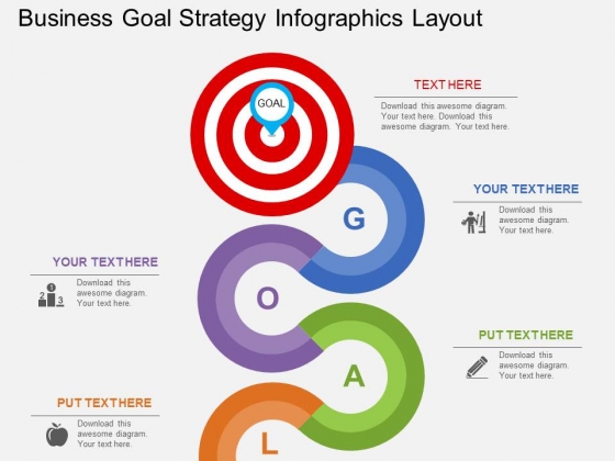 Business Goal Strategy Infographics Layout Powerpoint Template Business Goal Strategy Infographics Layout Powerpoint Template
