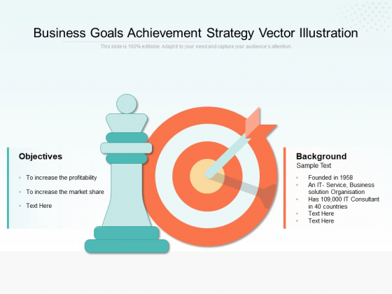 Business Goals Achievement Strategy Vector Illustration Ppt PowerPoint Presentation File Design Inspiration PDF Business Goals Achievement Strategy Vector Illustration Ppt PowerPoint Presentation File Design Inspiration PDF