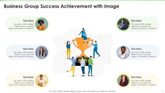 Business Group Success Achievement With Image Brochure PDF Business Group Success Achievement With Image Brochure PDF