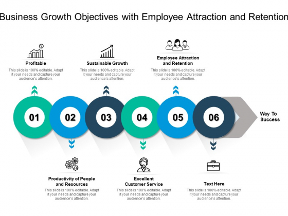 Business Growth Objectives With Employee Attraction And Retention Ppt PowerPoint Presentation Infographics Graphics Template PDF Business Growth Objectives With Employee Attraction And Retention Ppt PowerPoint Presentation Infographics Graphics Template PDF