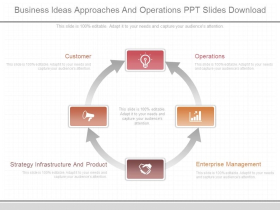 Business Ideas Approaches And Operations Ppt Slides Download Business Ideas Approaches And Operations Ppt Slides Download