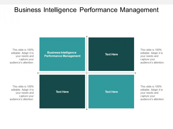 Business Intelligence Performance Management Ppt PowerPoint Presentation Icon Diagrams Cpb
