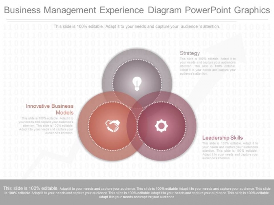 Business Management Experience Diagram Powerpoint Graphics Business Management Experience Diagram Powerpoint Graphics