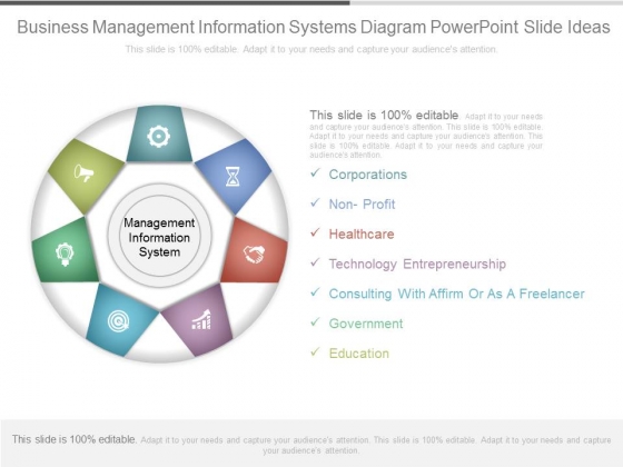 Business Management Information Systems Diagram Powerpoint Slide Ideas