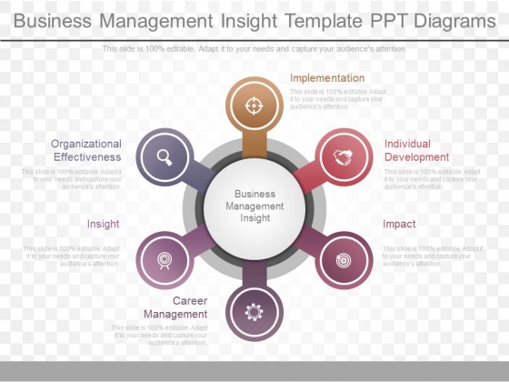 Business Management Insight Template Ppt Diagrams