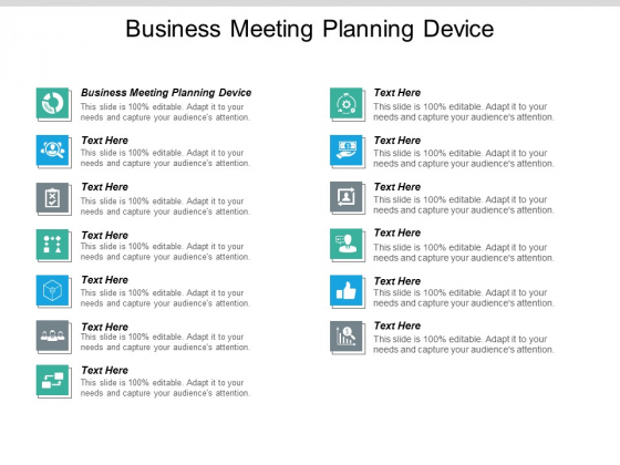 Business Meeting Planning Device Ppt PowerPoint Presentation Icon Model Cpb