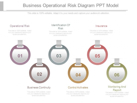 Business Operational Risk Diagram Ppt Model