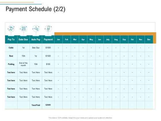 Business Operations Assessment Payment Schedule Rent Ppt Model Slide PDF Business Operations Assessment Payment Schedule Rent Ppt Model Slide PDF