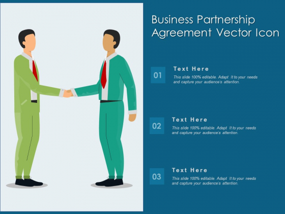 Business Partnership Agreement Vector Icon Ppt PowerPoint Presentation Gallery Clipart Images PDF Business Partnership Agreement Vector Icon Ppt PowerPoint Presentation Gallery Clipart Images PDF