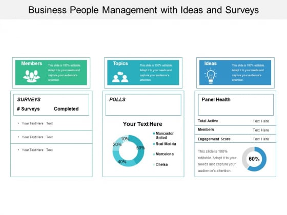 Business People Management With Ideas And Surveys Ppt PowerPoint Presentation File Visuals PDF Business People Management With Ideas And Surveys Ppt PowerPoint Presentation File Visuals PDF