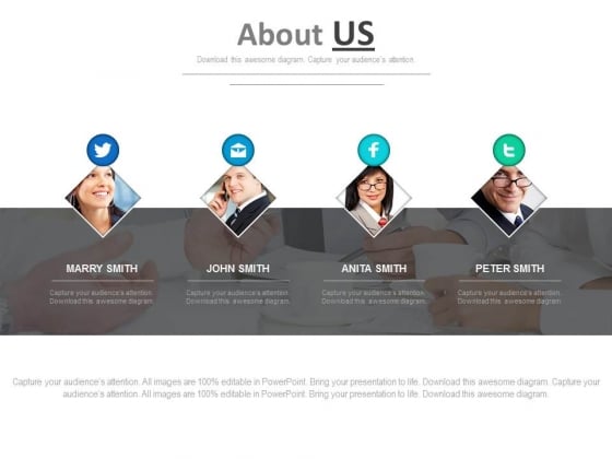 people powerpoint templates team profile template