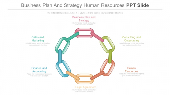 Business Plan And Strategy Human Resources Ppt Slide
