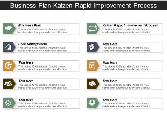 Business Plan Kaizen Rapid Improvement Process Lean Management Ppt PowerPoint Presentation Ideas Elements Business Plan Kaizen Rapid Improvement Process Lean Management Ppt PowerPoint Presentation Ideas Elements