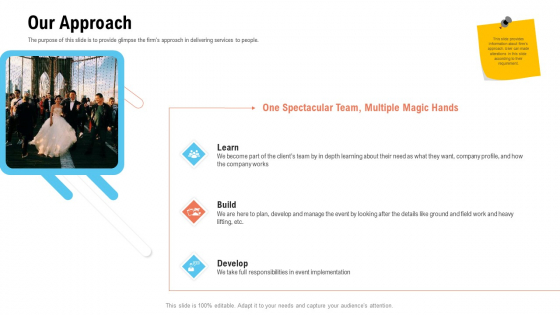 Business Portfolio For Event Management Enterprise Our Approach Introduction PDF Business Portfolio For Event Management Enterprise Our Approach Introduction PDF