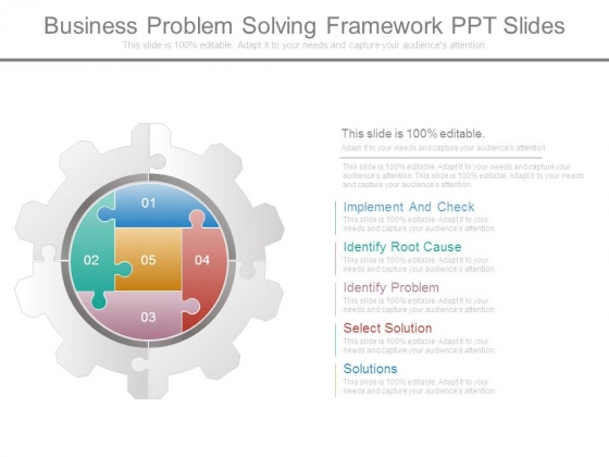 Business Problem Solving Framework Ppt Slides Business Problem Solving Framework Ppt Slides