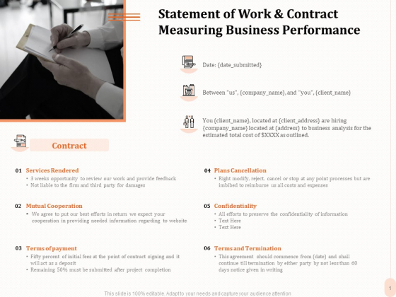 Business Process Performance Measurement Statement Of Work And Contract Measuring Business Performance Rules PDF Business Process Performance Measurement Statement Of Work And Contract Measuring Business Performance Rules PDF