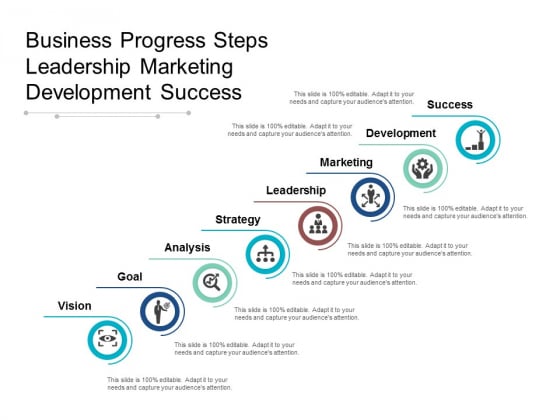 Business Progress Steps Leadership Marketing Development Success Ppt PowerPoint Presentation Styles Picture