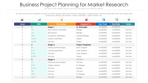 Business Project Planning For Market Research Ppt PowerPoint Presentation Icon Ideas PDF Business Project Planning For Market Research Ppt PowerPoint Presentation Icon Ideas PDF