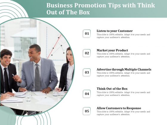 Business Promotion Tips With Think Out Of The Box Ppt PowerPoint Presentation File Backgrounds PDF Business Promotion Tips With Think Out Of The Box Ppt PowerPoint Presentation File Backgrounds PDF