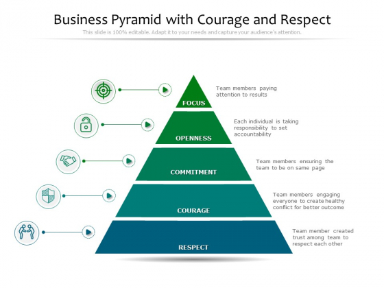 Business Pyramid With Courage And Respect Ppt PowerPoint Presentation Icon Guide PDF Business Pyramid With Courage And Respect Ppt PowerPoint Presentation Icon Guide PDF