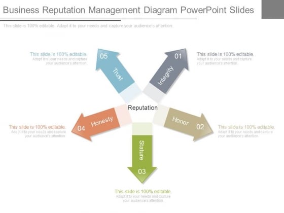 Business Reputation Management Diagram Powerpoint Slides Business Reputation Management Diagram Powerpoint Slides