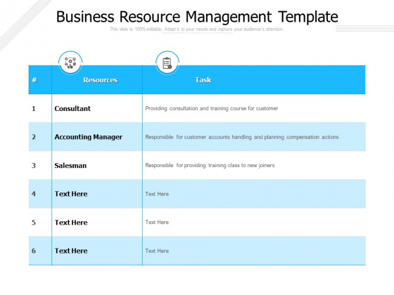 Business Resource Management Template Ppt PowerPoint Presentation Ideas Layout Business Resource Management Template Ppt PowerPoint Presentation Ideas Layout