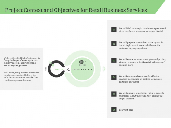 Business Retail Shop Selling Project Context And Objectives For Retail Business Services Formats PDF Business Retail Shop Selling Project Context And Objectives For Retail Business Services Formats PDF