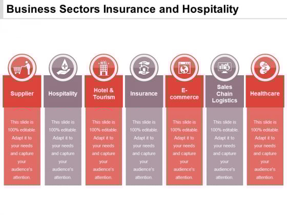 Business Sectors Insurance And Hospitality Ppt PowerPoint Presentation Pictures Styles PDF Business Sectors Insurance And Hospitality Ppt PowerPoint Presentation Pictures Styles PDF
