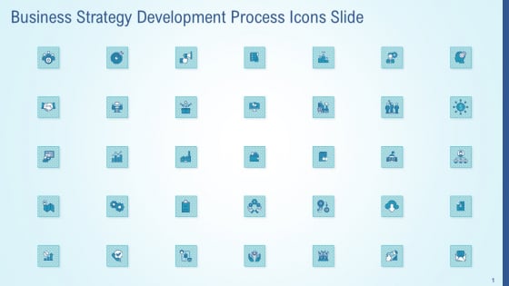 Business Strategy Development Process Icons Slide Template PDF Business Strategy Development Process Icons Slide Template PDF